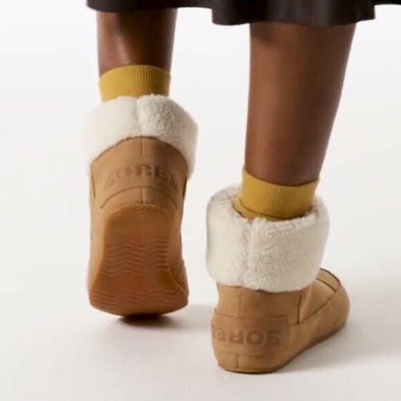 NEW Sorel Go Stumptown Booties - Suede in Tawny Buff/ Natural For Women 1025 4s2 - Picture 8 of 8
